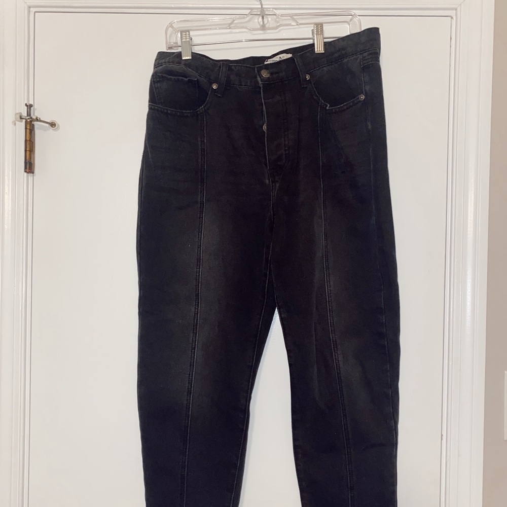 Black Straight Jeans